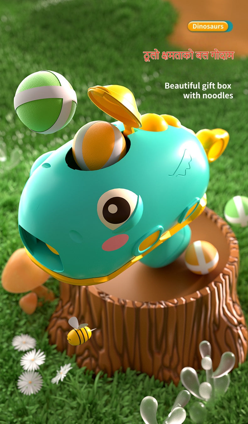 क्युक्यु डाइनोसर खेलौना बन्दुक---Dinosaur Ball Blaster